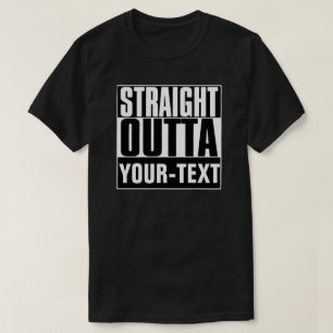 CAMISETA RECTA DE OUTTA YOUR-TEXT