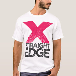 Camiseta recta del borde