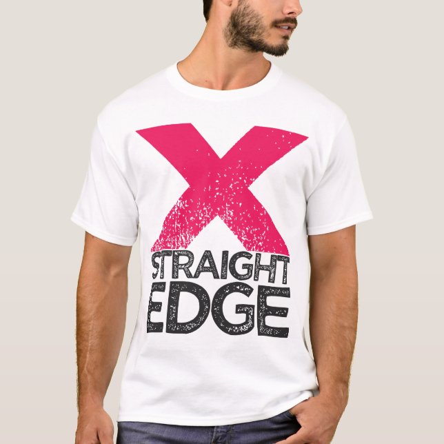 Camiseta recta del borde (Anverso)
