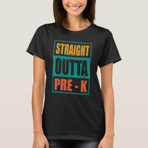 Camiseta Recto desde Pre K Grado Grado Graduación
