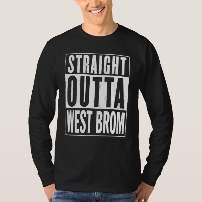 Camiseta Recto Outta West Brom Gráfico A4 (Anverso)