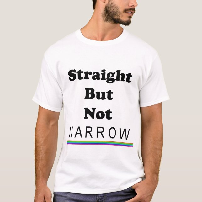 Camiseta Recto Pero No Estrecho (Anverso)