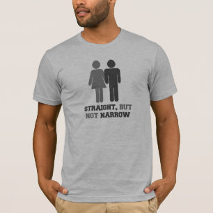 Camiseta Recto pero no estrecho