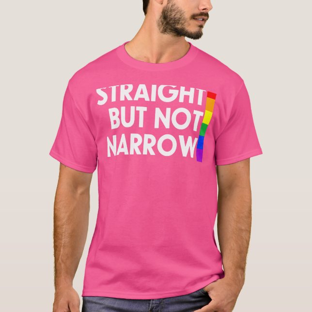 Camiseta Recto, pero no estrecho (Anverso)
