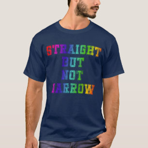 Camiseta Recto pero no estrecho vintage divertido