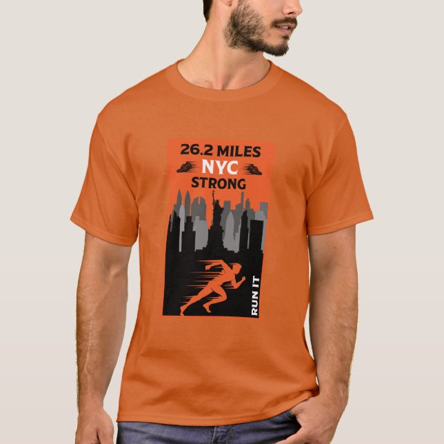 Camiseta Rector de eventos de maratón Nueva York 26.2 (Anverso)