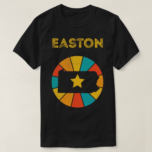 Camiseta Recuento con problemas de época de Easton Pennsylv (Diseño del anverso)