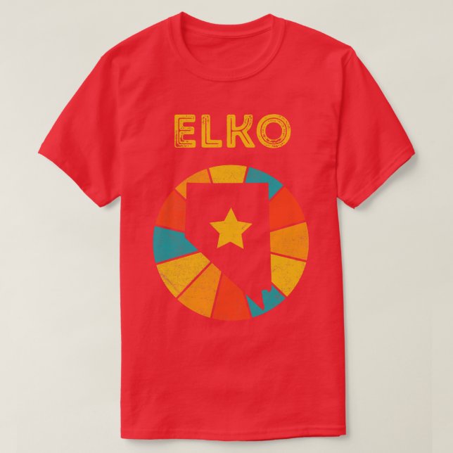 Camiseta Recuento con problemas de la época de Elko Nevada  (Diseño del anverso)