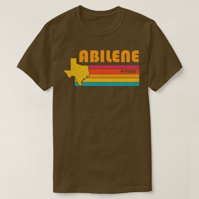 Camiseta Recuento de problemas de la época de Abilene Texas (Diseño del anverso)