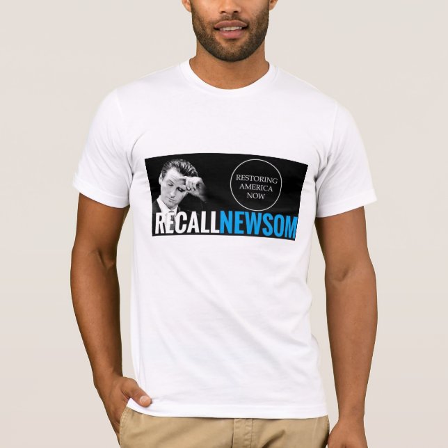 CAMISETA RECUERDA A NEWSOM NOW T-SHIRT - HOMBRES (Anverso)
