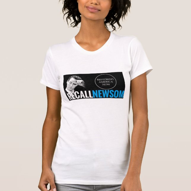 CAMISETA RECUERDA A NEWSOM NOW T-SHIRT - MUJERES (Anverso)