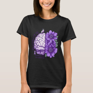 Camiseta Recuerda por ti flores de concientización sobre el