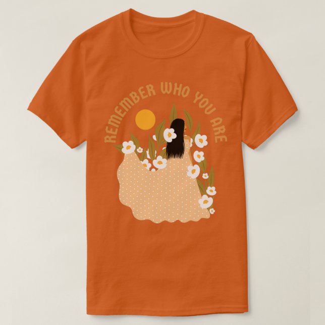 Camiseta Recuerda quién eres (Diseño del anverso)