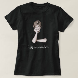 Camiseta Recuerde a la princesa Diana