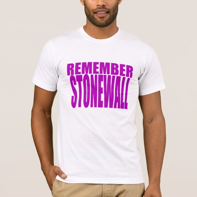 Camiseta Recuerde a Stonewall (Anverso)