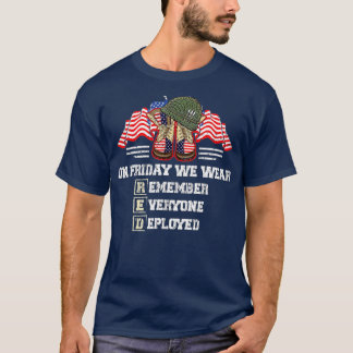 Camiseta Recuerde a todos los veteranos desempleados Vierne