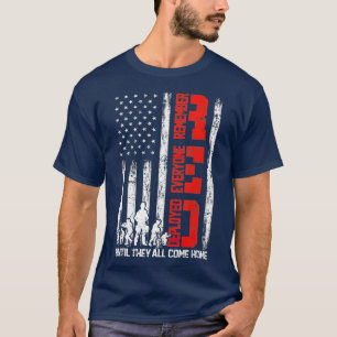 Camiseta Recuerde a todos los veteranos desempleados Vierne