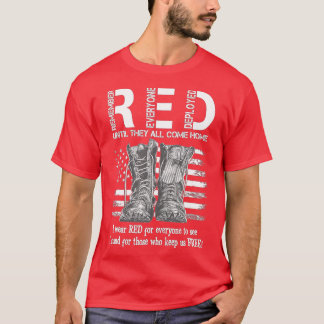 Camiseta Recuerde a todos los veteranos desplegados Viernes