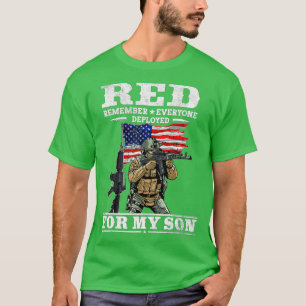 Camiseta Recuerde a todos los veteranos desplegados Viernes