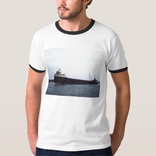 Camiseta Recuerde al equipo del Edmund Fitzgerald (Anverso)