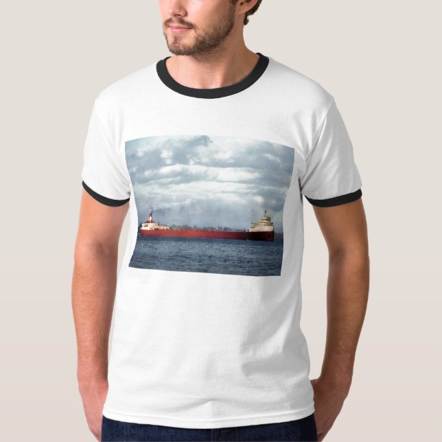 Camiseta Recuerde al equipo del Edmund Fitzgerald (Anverso)