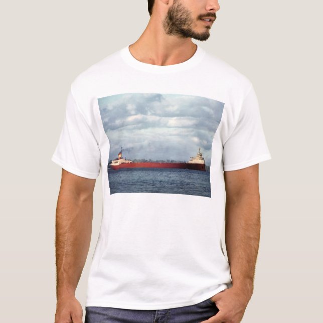 Camiseta Recuerde al equipo del Edmund Fitzgerald (Anverso)