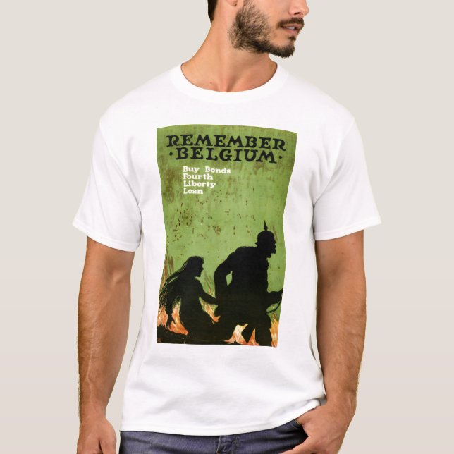 Camiseta Recuerde Bélgica (Anverso)
