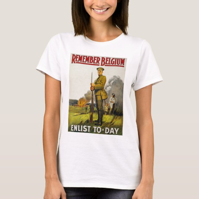 Camiseta Recuerde Bélgica (Anverso)