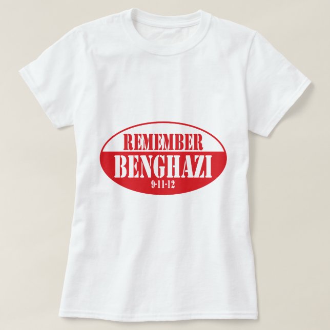 Camiseta RECUERDE Bengasi (Diseño del anverso)