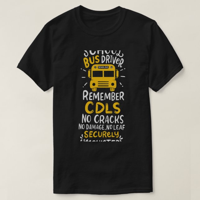 Camiseta Recuerde CDLS Sin Grietas Sin Daños Sin Escolares  (Diseño del anverso)