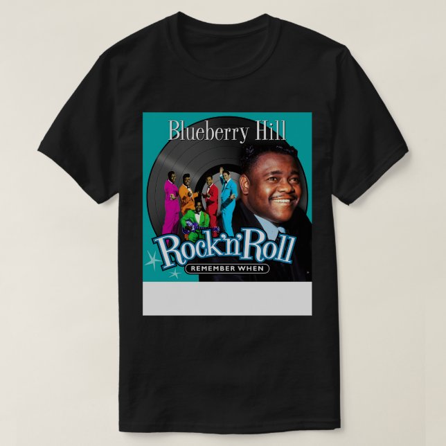 Camiseta Recuerde cuando Rock n Roll Blueberry Hill (Diseño del anverso)