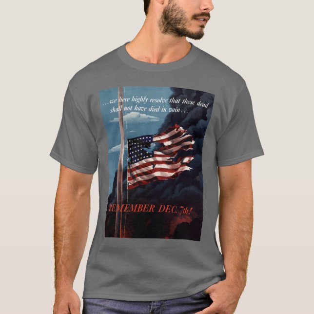 Camiseta Recuerde el 7 de diciembre (Anverso)