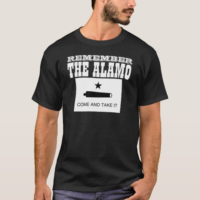 Camiseta Recuerde el Álamo (Anverso)
