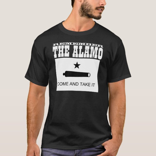 Camiseta Recuerde el Álamo (Anverso)