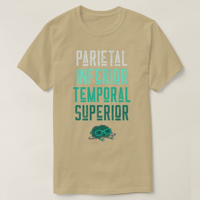 Camiseta Recuerde el PITS y encuentre a ese optometrista de (Diseño del anverso)