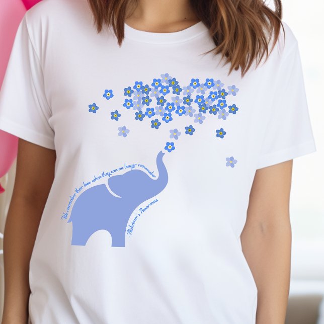 Camiseta Recuerde el regalo de apoyo a la demencia de Alzhe (Subido por el creador)