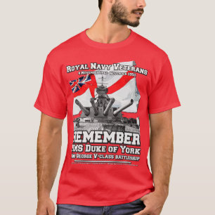 Camiseta RECUERDE HMS Prince of Wales Battlesing