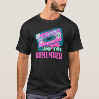 Camiseta Recuerde la cassette musical Mixtape Retro 80 de l