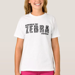 CAMISETA RECUERDE LA ENFERMEDAD DE ZEBRA/RARE (EL