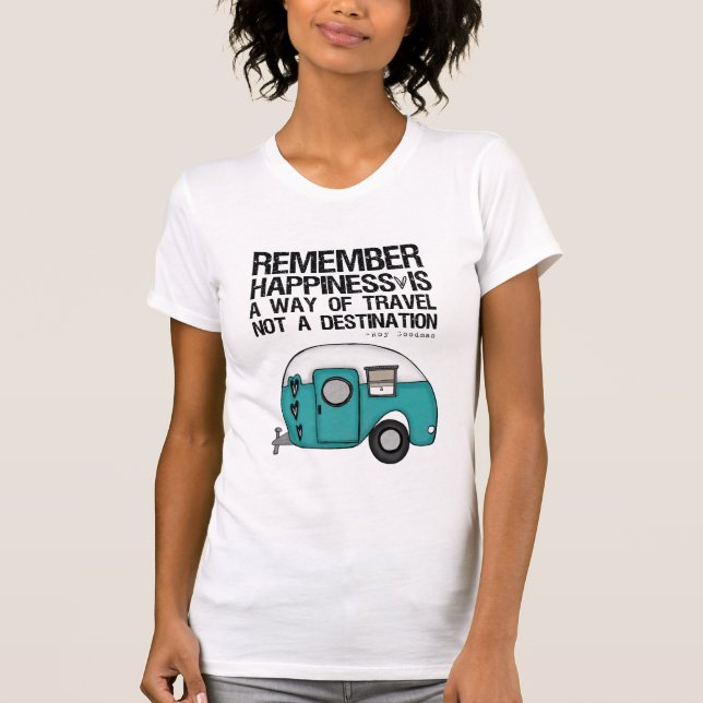 Camiseta recuerde la felicidad (Anverso)