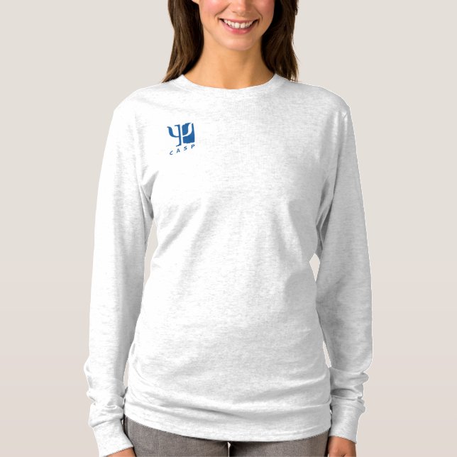 Camiseta Recuerde Por Qué Las Damas Larga Salven Tee (Anverso)