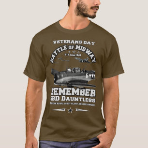 Camiseta Recuerde SBD Daunless Veterans ww2