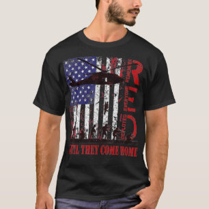 Camiseta Recuerde Todos los Veteranos Desplegados RED Viern