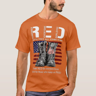 Camiseta Recuerde Todos los Veteranos Desplegados Viernes R