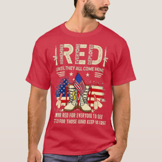 Camiseta Recuerde Todos los Veteranos Desplegados Viernes R
