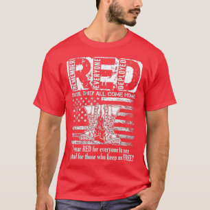 Camiseta Recuerde Todos los Veteranos Desplegados Viernes R