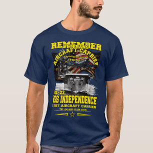 Camiseta RECUERDE USOS Independence CVL22 portaaviones