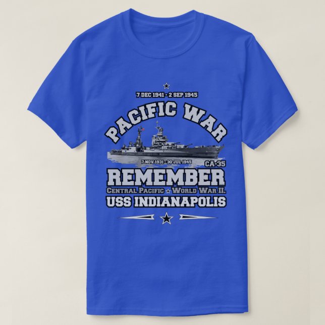 CAMISETA RECUERDE USOS INDIANAPOLIS CA35 (Diseño del anverso)