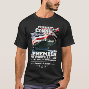 Camiseta RECUERDE USS Constellation CV64 Veteranos