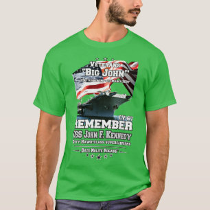 Camiseta RECUERDE USS John F Kennedy CV67 Veteranos